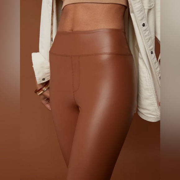 NWT Aerie Brown High-Waisted Leggings - Picture 6 of 11